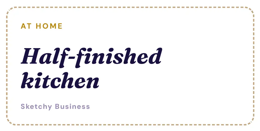 A printed Sketchy Business word card